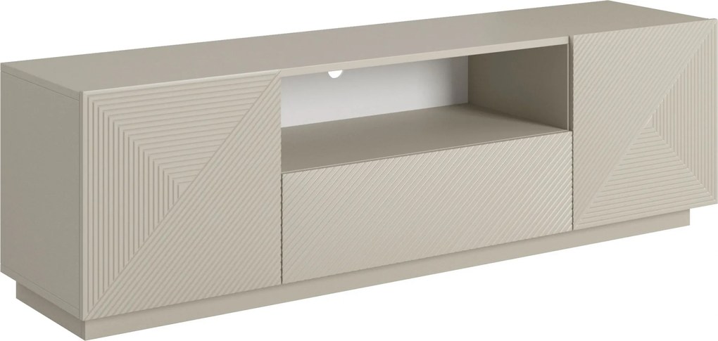 Comodă TV Asha 167 cm cu sertar și nișă - cașmir