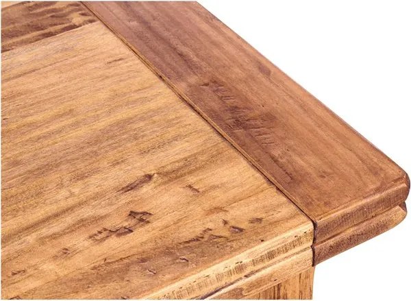 Masa extensibila, L120(210) 80 H80 cm, natur antichizat, lemn masiv