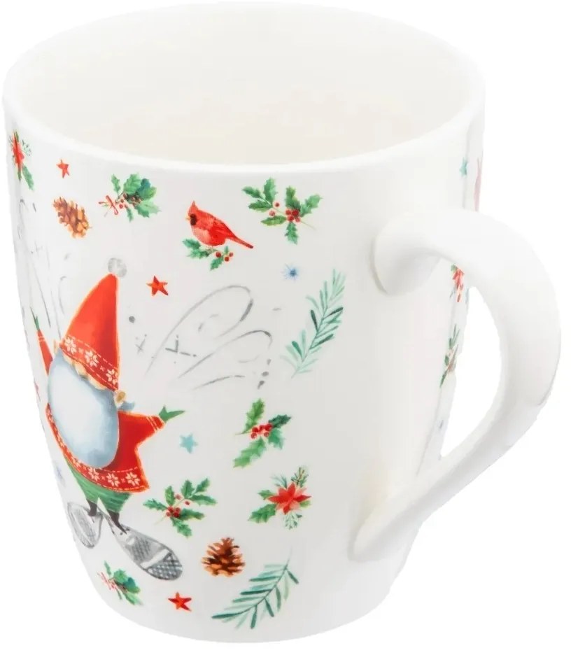 Cană de porțelan Altom Winter Gnomes B 400 ml