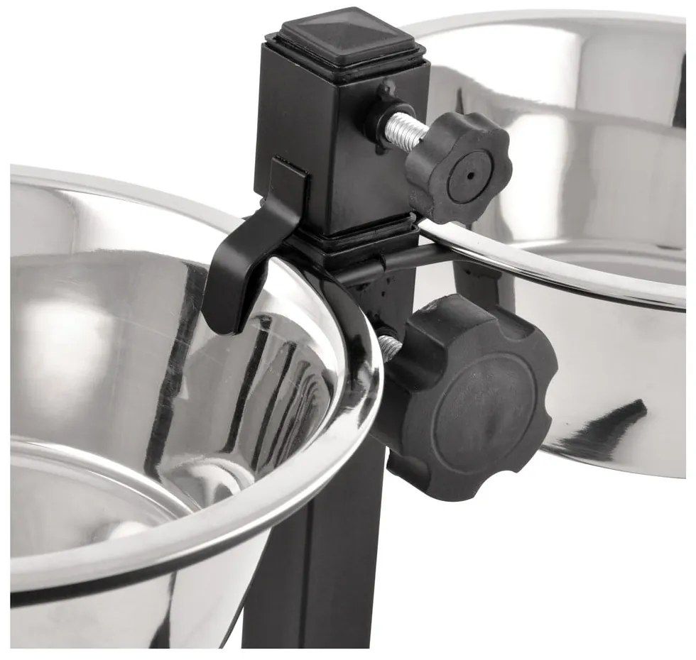 Set boluri cu suport pentru câini din oțel inoxidabil – Love Story