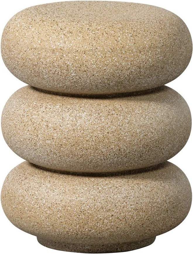 Măsuță de grădină rotundă cu aspect de piatră ø 40 cm Laurel – WOOOD