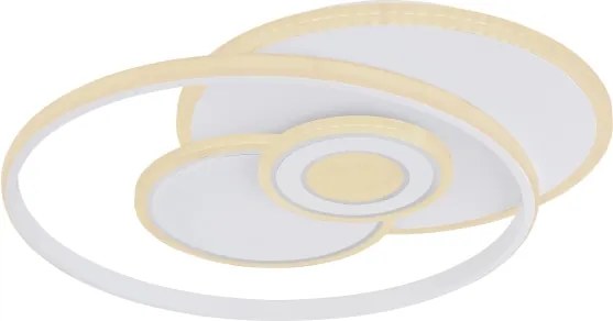 Globo 48442-50SH - Plafonieră LED dimabilă RODERICK 50W/230V 46x54,5 cm+telecomandă