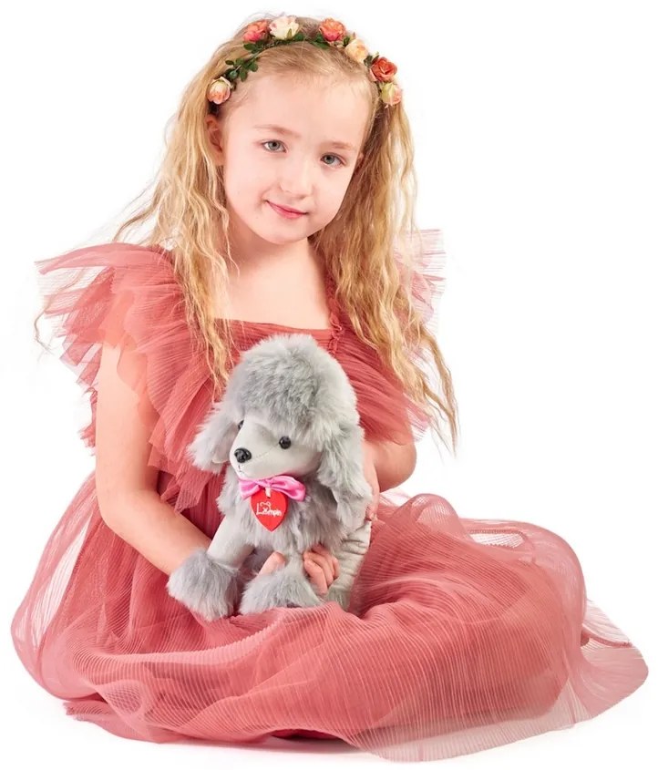 Lumpin Poodle gri Lily, 25 cm