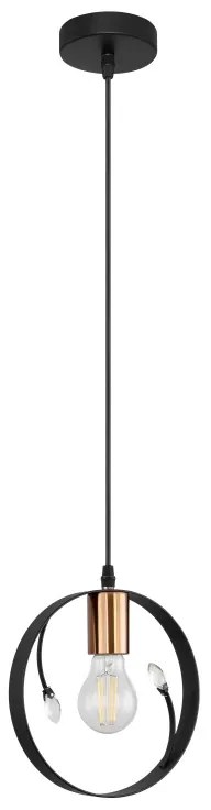 Pendul design modern VIGO negru 15346-1 GL