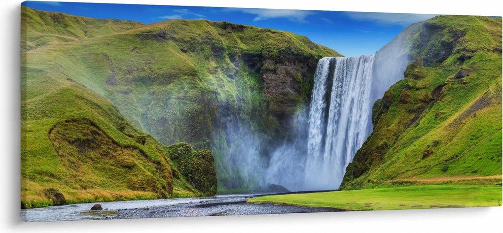 Tablou - Cascada Seljalandsfoss (120x50 cm)