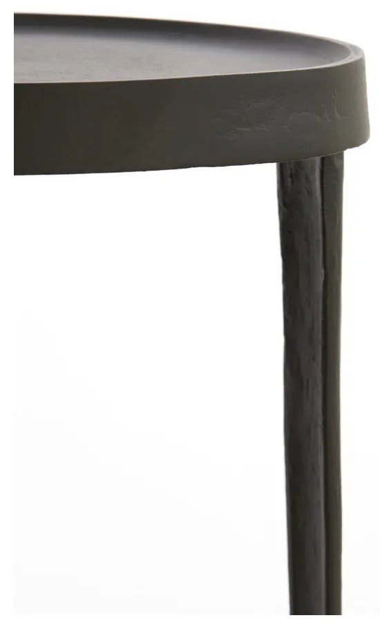 Măsuțe auxiliare 2 buc. rotunde din metal ø 35 cm Tobias – Light &amp; Living