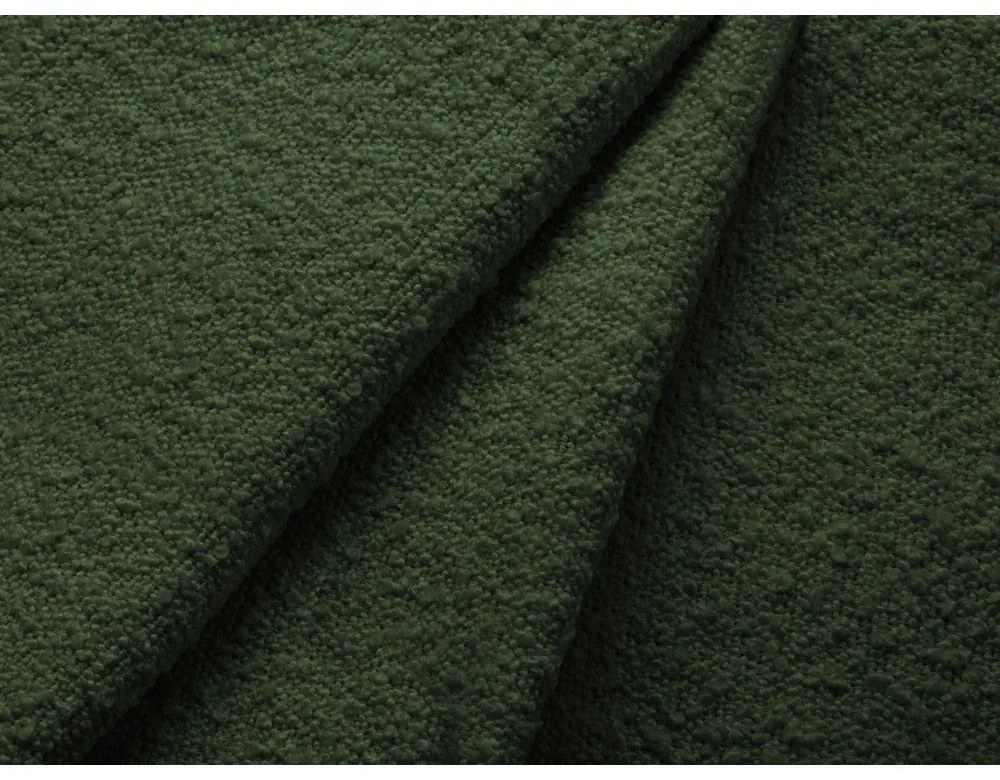 Canapea verde cu tapițerie din țesătură bouclé 208 cm Poppy – Micadoni