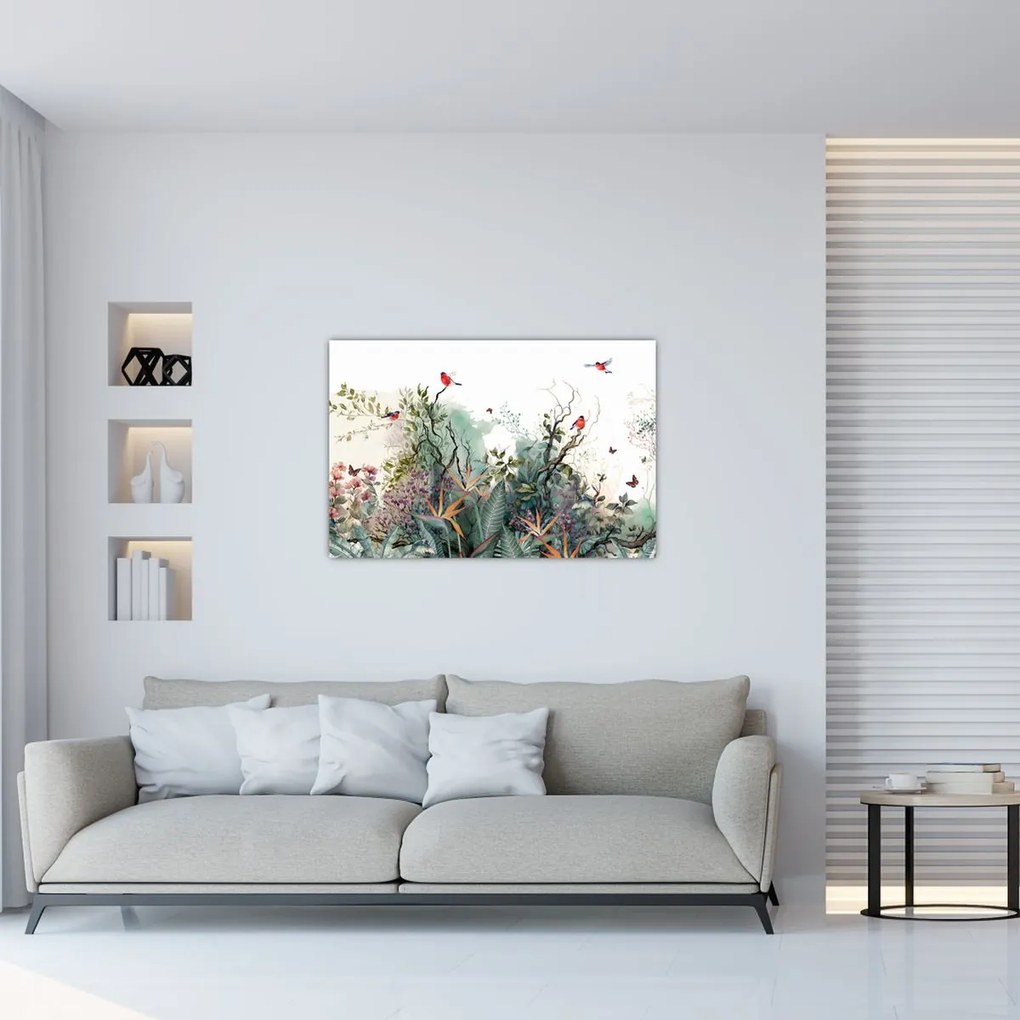 Tablou - Peisaj natural, acvariu (90x60 cm)