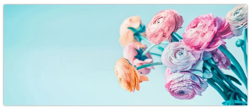 Tablou - Flori în vază (120x50 cm)
