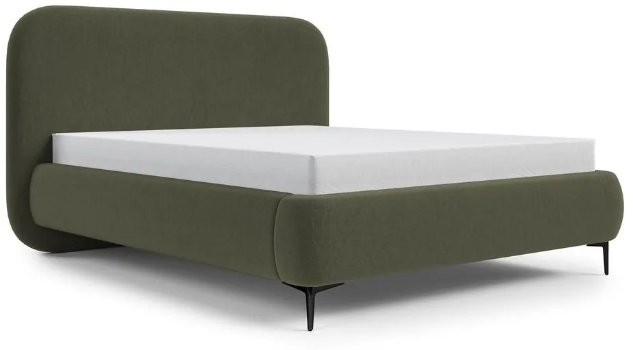 Pat matrimonial 180 cm Mononoke 180 (cu somieră) (verde + negru). 1100348