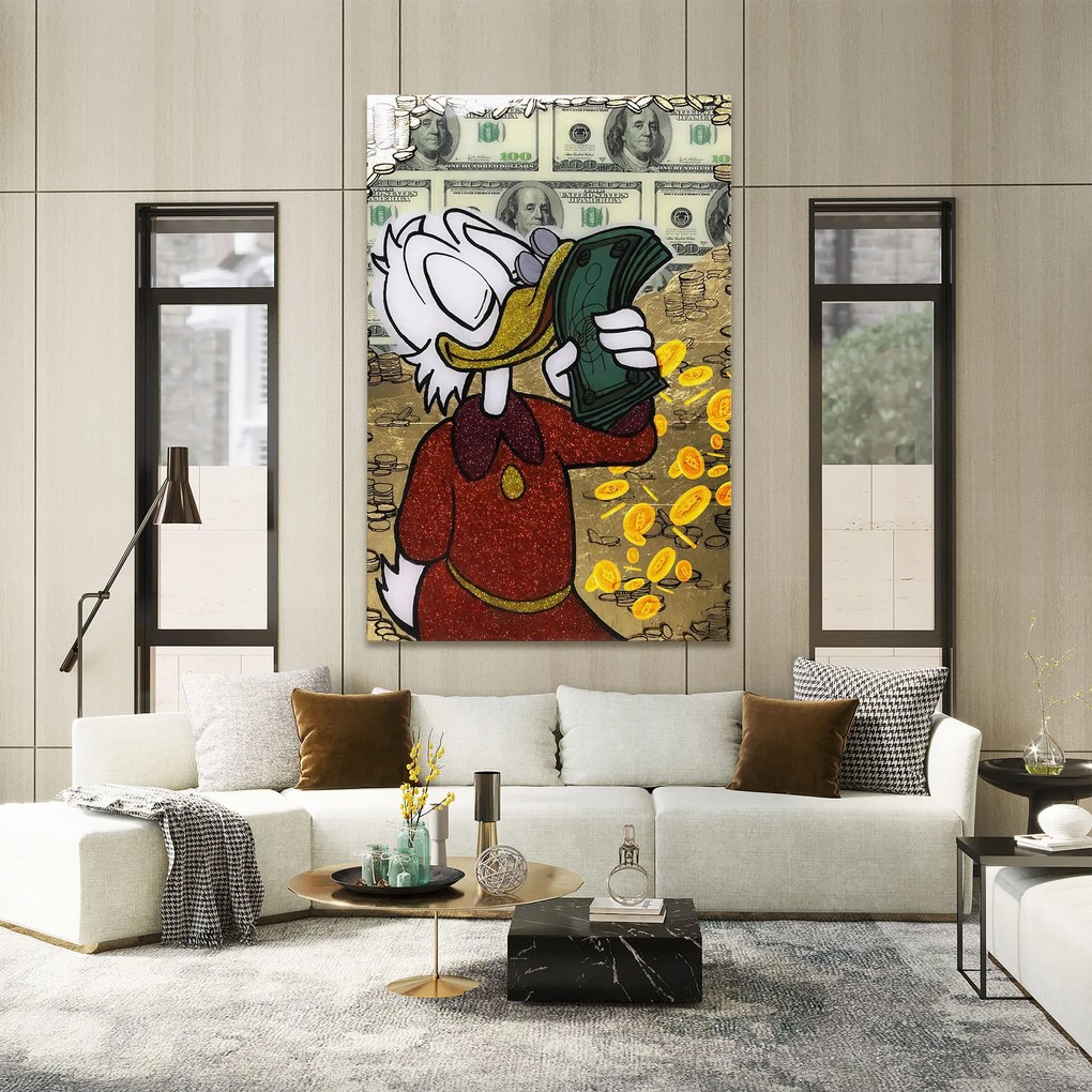 Tablou Canvas, 50x70cm, Dormitor si Living, Moderne, Digitale, Smell Like Money
