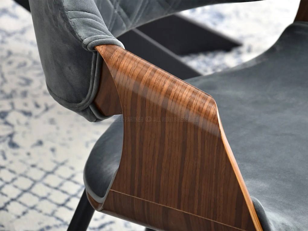 Scaun Rolf K (gri + negru). 1111258