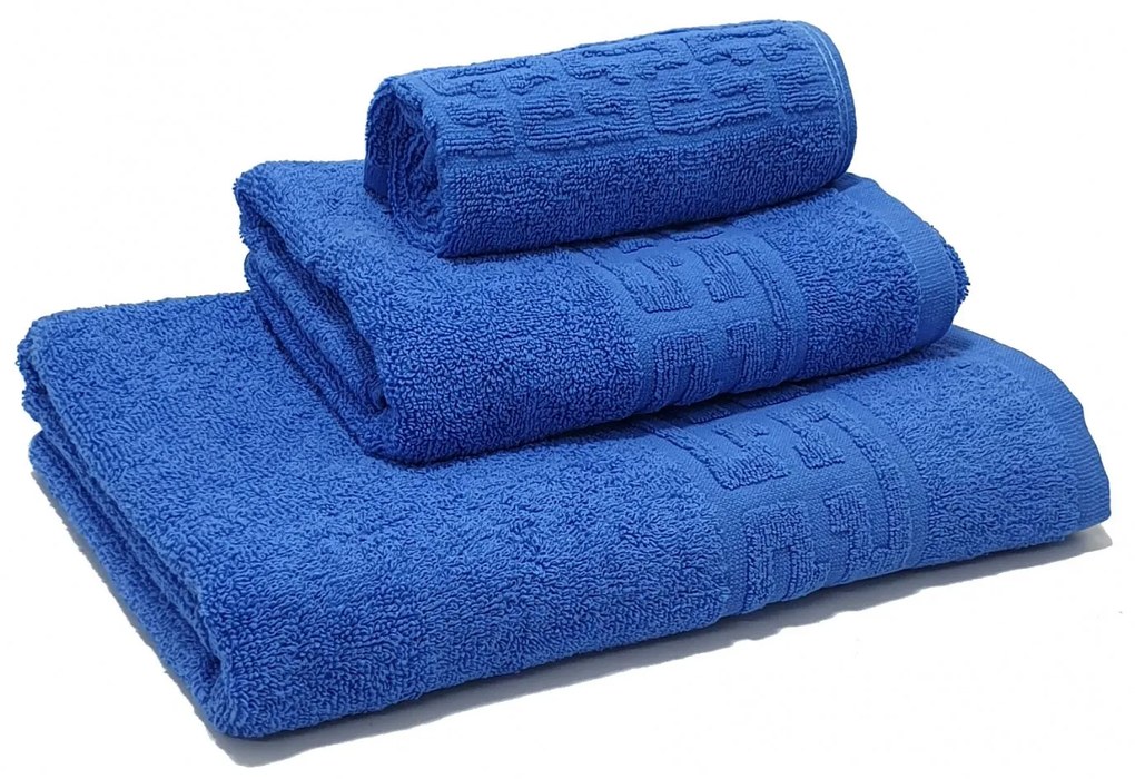 Set 3 prosoape de baie 70x130 cm, 50x90 cm, 30x50 cm, bumbac