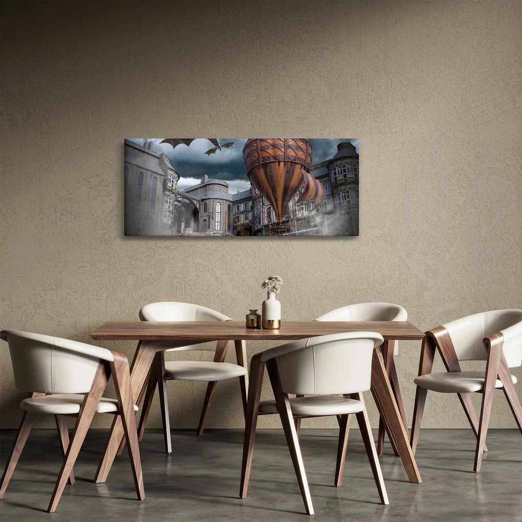 Tablou - Peisaj suprarealist (120x50 cm)