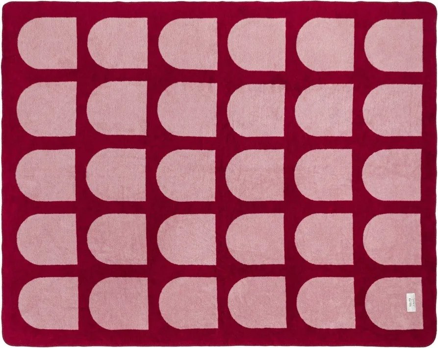 Pătură roșie/roz 150x200 cm Gilli – noo.ma