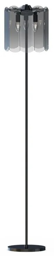 Lampadar, Lampa de podea moderna Nira negru