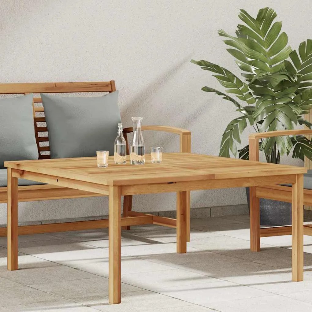 vidaXL Masă de cafea Maro 110 x 110 x 45 cm Lemn masiv de tec