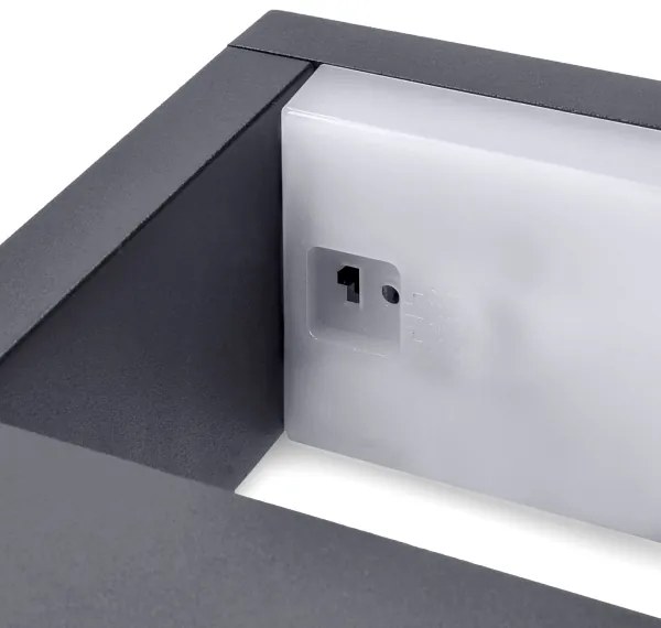 Aplică LED de exterior Brilagi RAGUSA LED/7W/230V 3000/4000/6000K antracit IP54