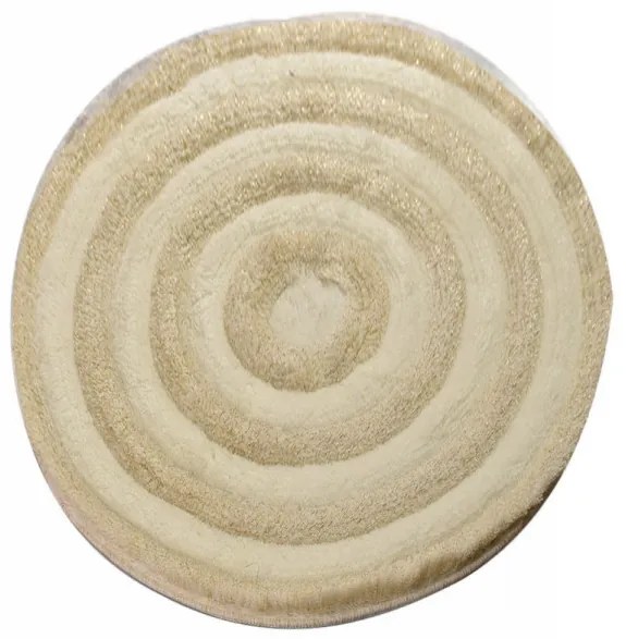 Covoraș de Baie Round, Ø 90 cm, Crem