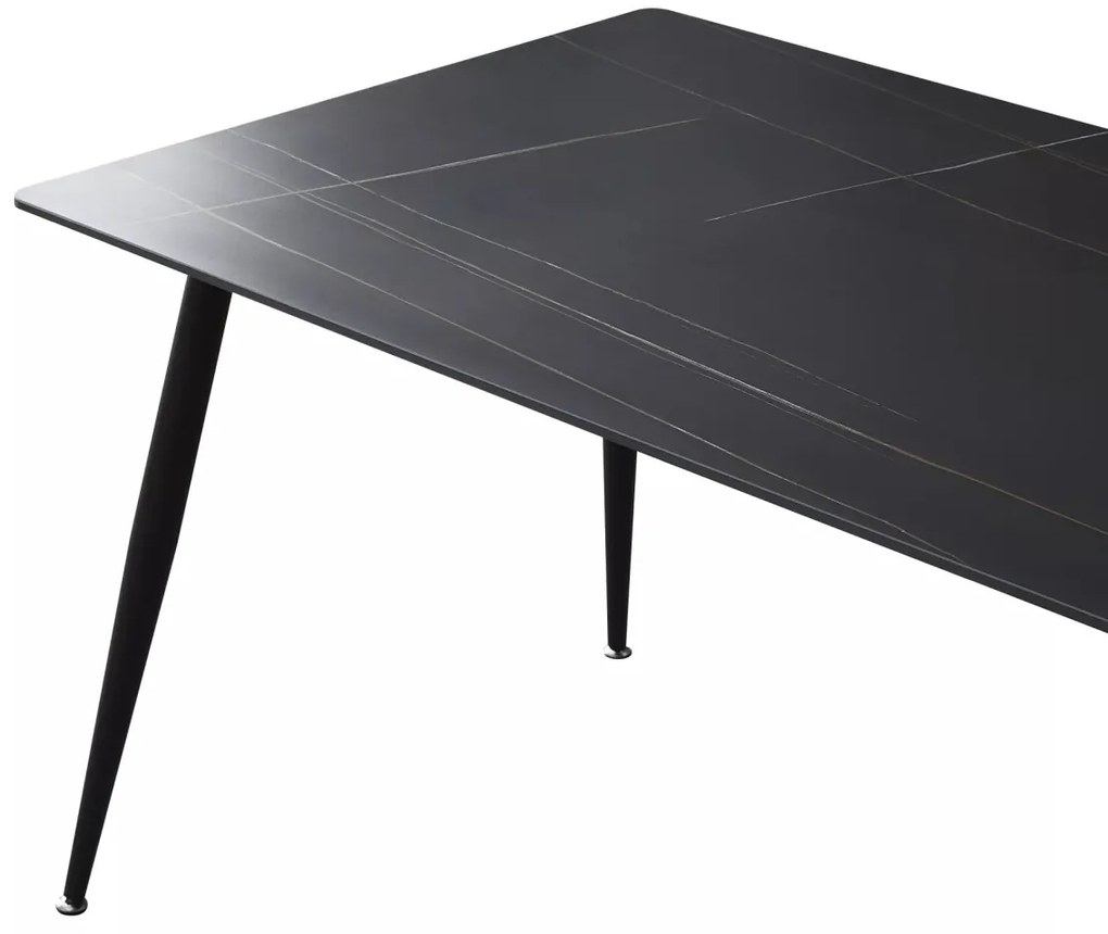 Masa Rion neagra L160xl90 cm