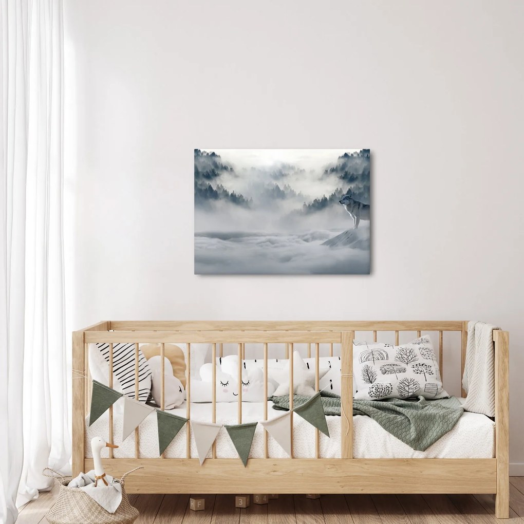 Tablou cu lupi (70x50 cm)