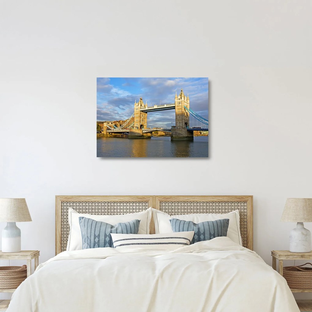 Tablou pe sticlă - Tower Bridge (70x50 cm)