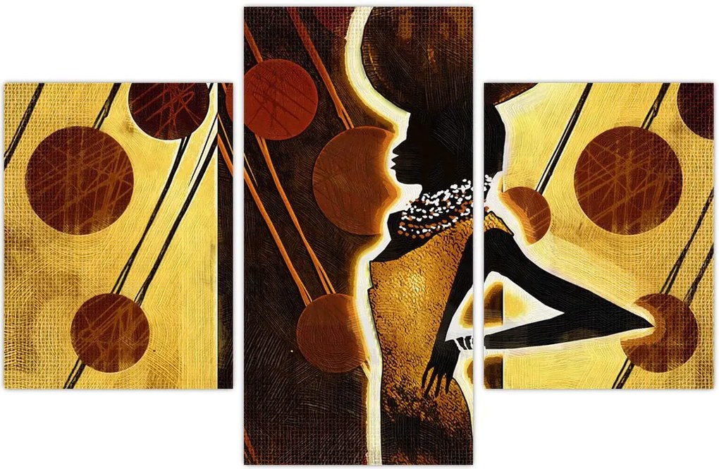 Tablou cu pictură artistică străveche (90x60 cm)