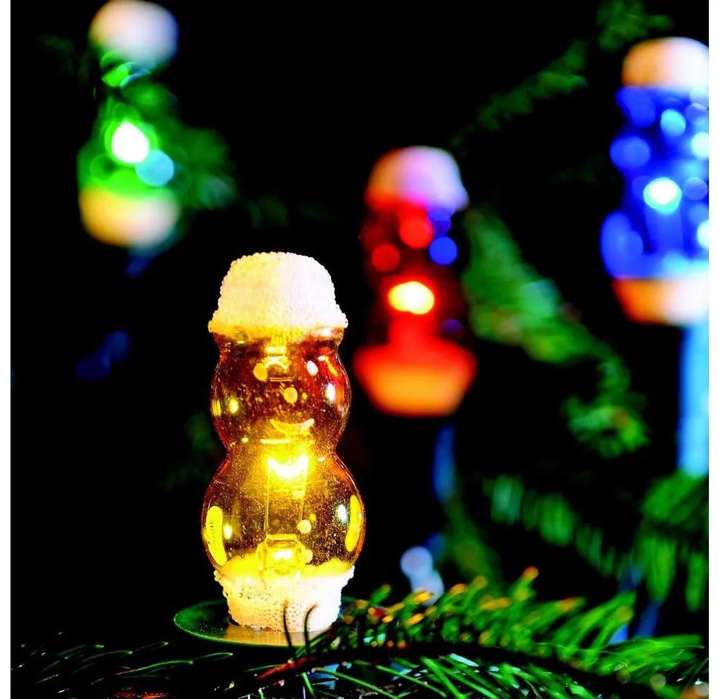 Instalație luminoasă de Crăciun FIGURINE 12xE10/10,7m