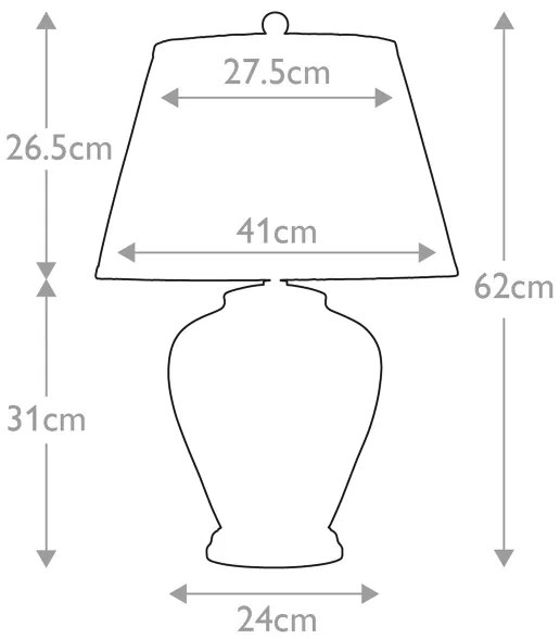 Lampă de masă ARUM Elstead ARUM-LILY-TL LILY 1xE27/60W/230V