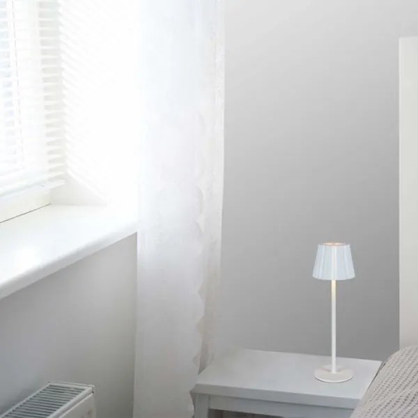 Lampă de birou LED reglabilă, reîncărcabilă, 4W, 5V, 3000-6000K, 1800 mAh, albă