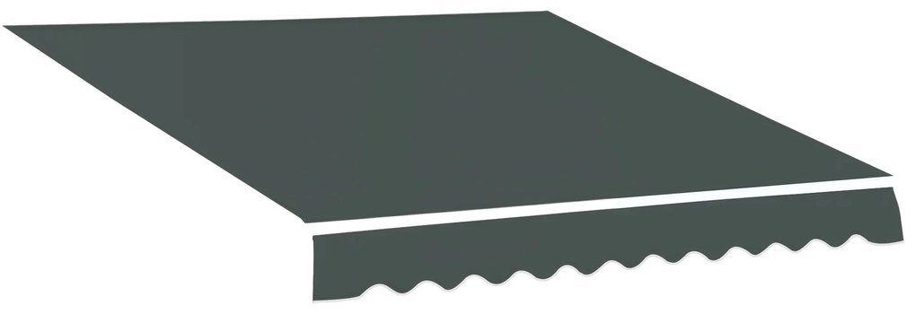 Outsunny Pânză de Înlocuire pentru Copertină Retractabilă cu Protecție UV 30+, 3,82x2,4 m, Gri | Aosom Romania