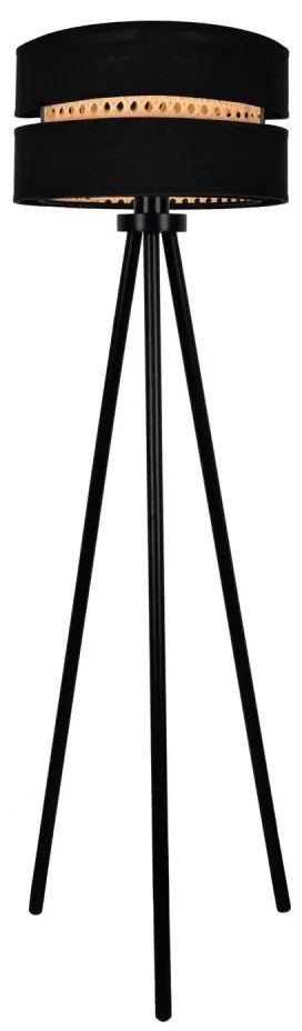 Lampadar Duolla DUO 1xE27/15W/230V d. 40 cm negru/ratan