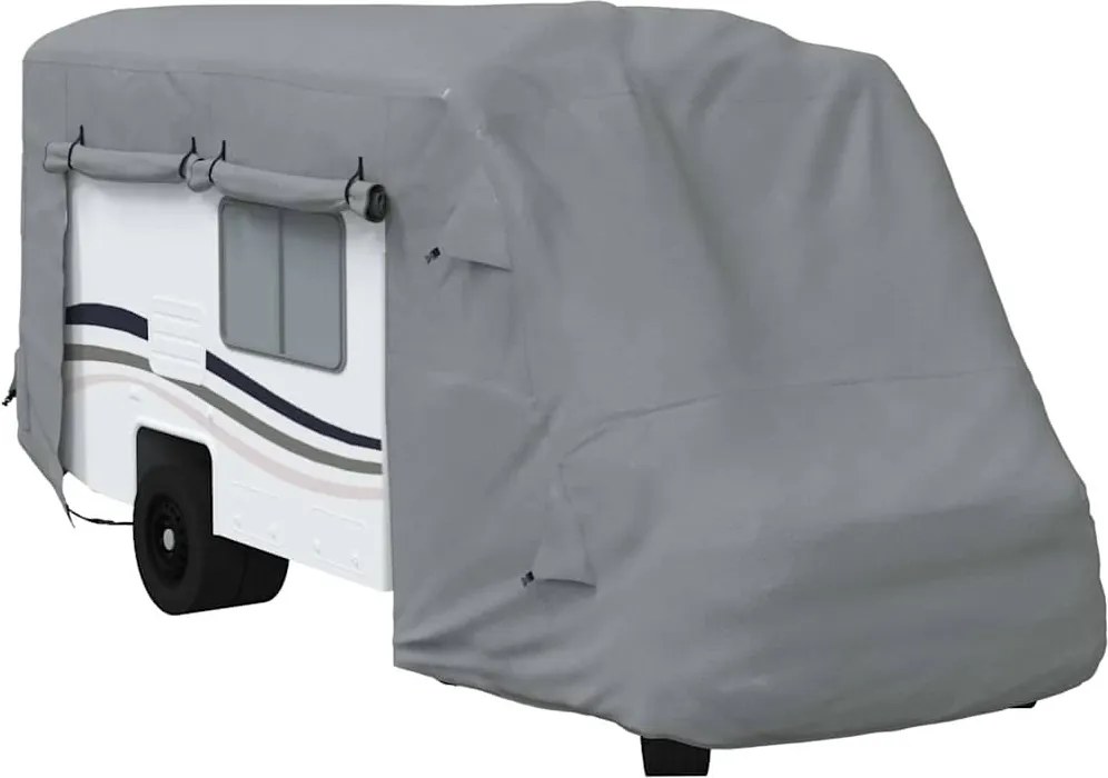 vidaXL Husa de rulota gri 570x235x275 cm Tesatura netesuta