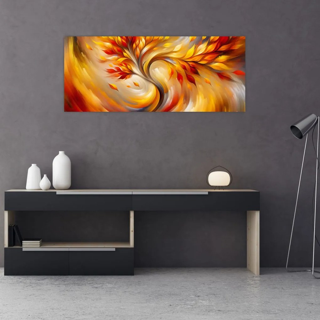 Tablou - Copac de toamnă (120x50 cm)