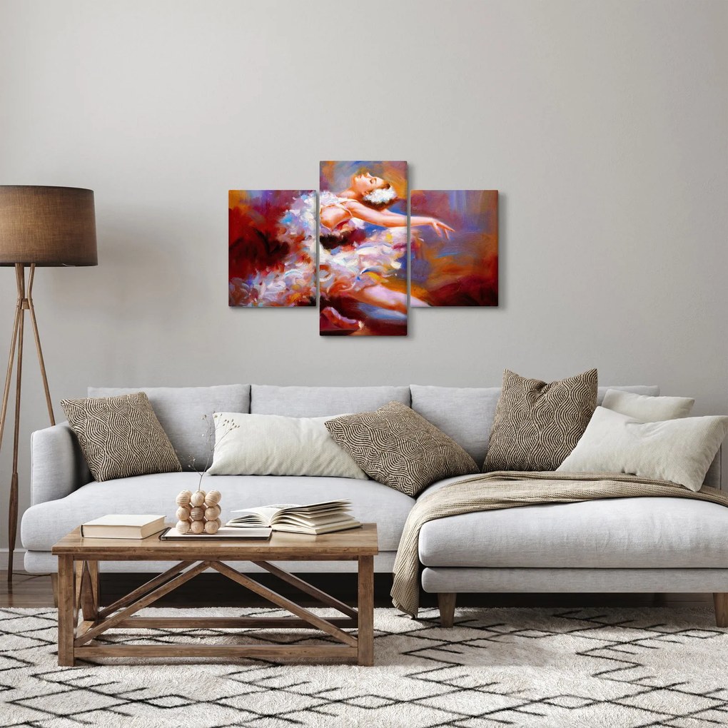 Tablou - Balerină,pictură (90x60 cm)