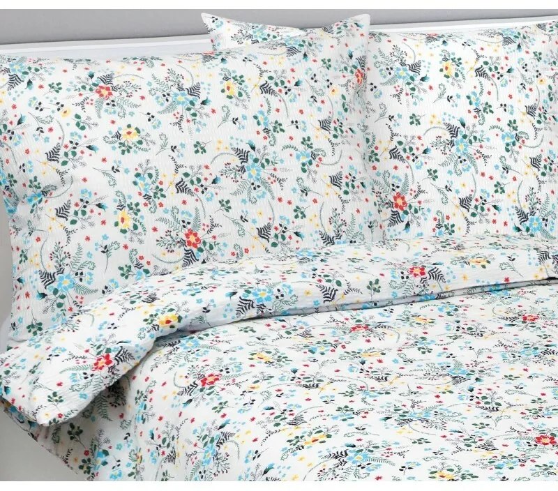 Bellatex Lenjerie de pat din crep Pomněnka, 140 x 220 cm, 70 x 90 cm