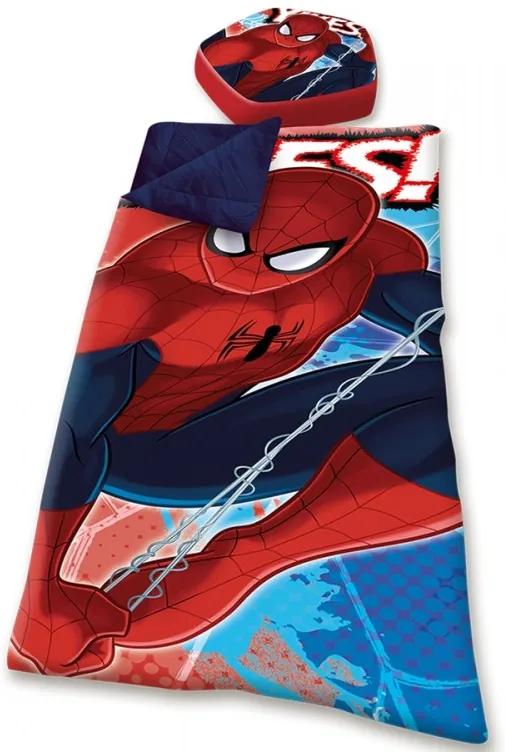 Sac de dormit cu perna Spiderman