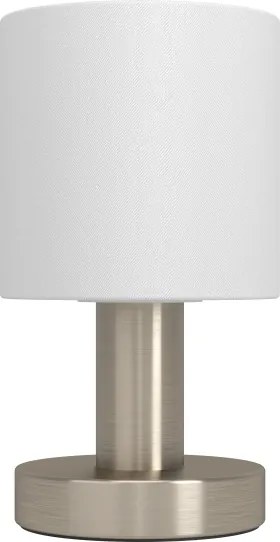 Eglo 31841 - Lampă de masă MONTETTO 1xE14/40W/230V alb/crom mat