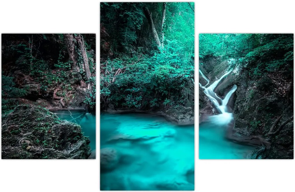 Tablou - Oază turcoaz (90x60 cm)