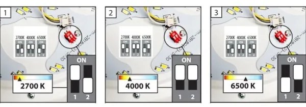 Plafonieră LED pentru baie cu senzor LENS LED/16W/230V IP44 2700-6500K APLED