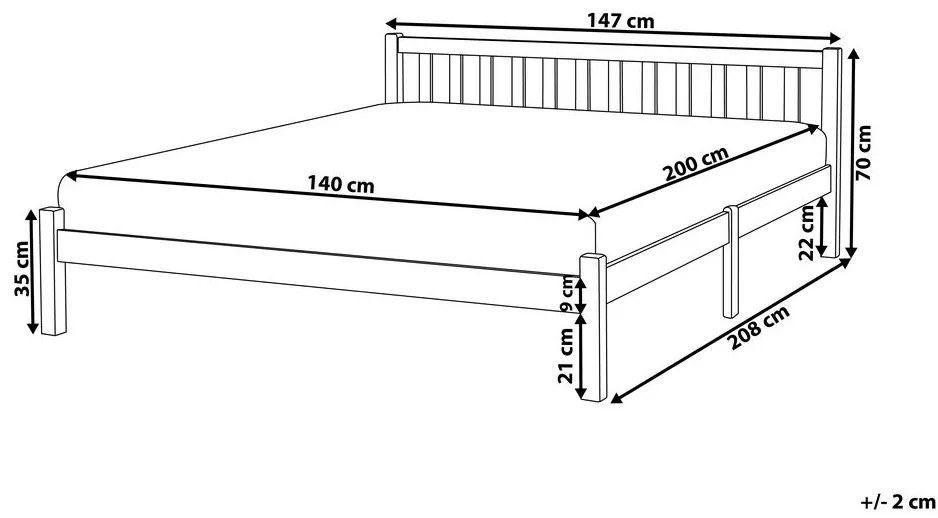 Pat matrimonial 140 cm FLORAL (alb) (cu somieră). 1018523