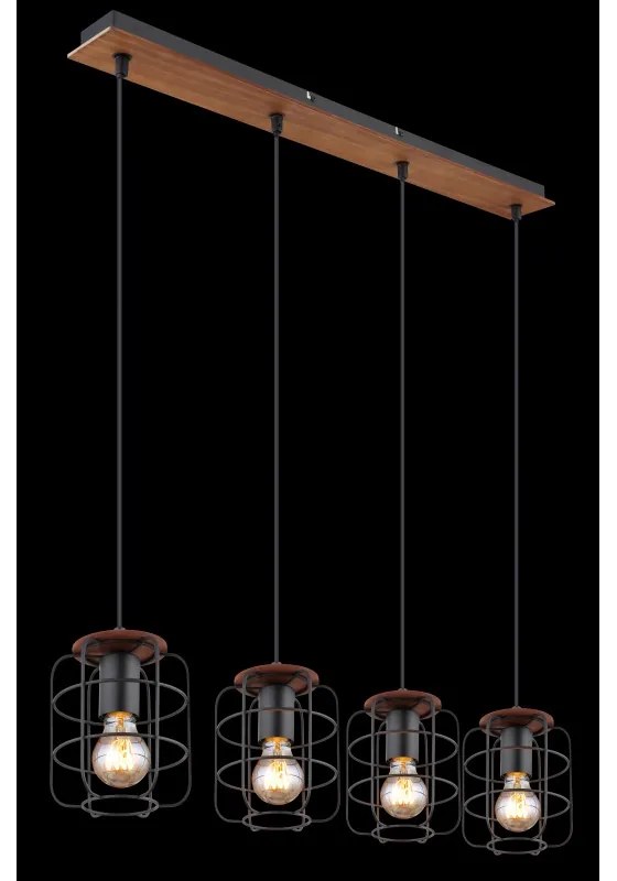 Lustra cu 4 Pendule minimaliste stil industrial Willa