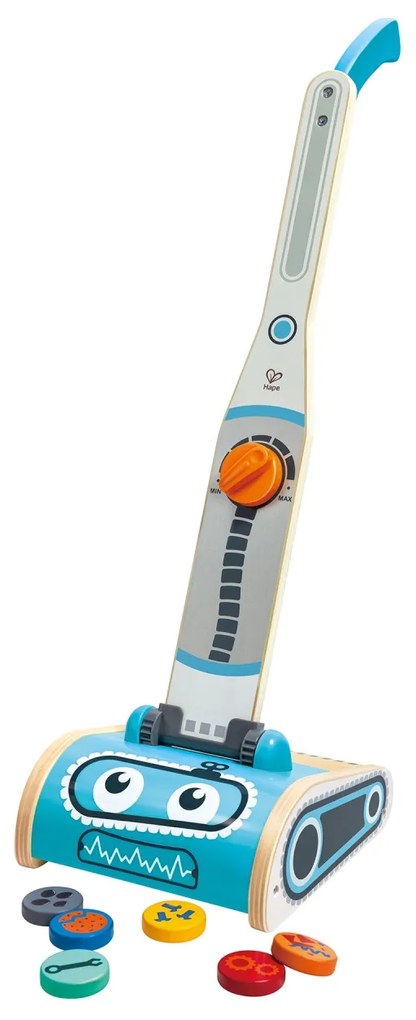 Jucarie din lemn - Set aspirator (7 piese)