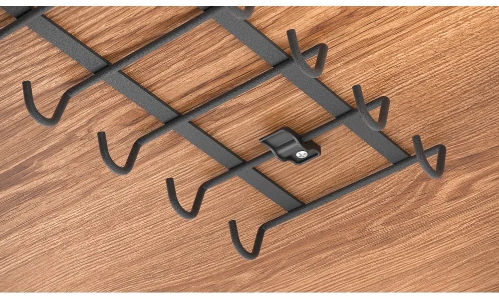 Suport suspendat pentru căni Metaltex My Mug Lava, negru