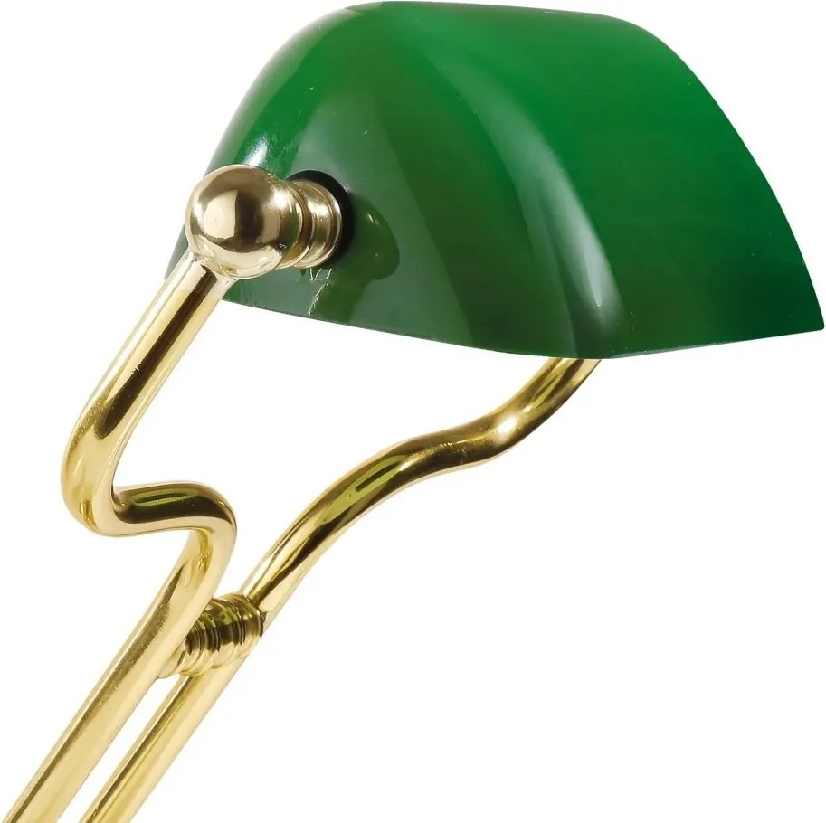 Lampa de birou din alama design clasic Banker