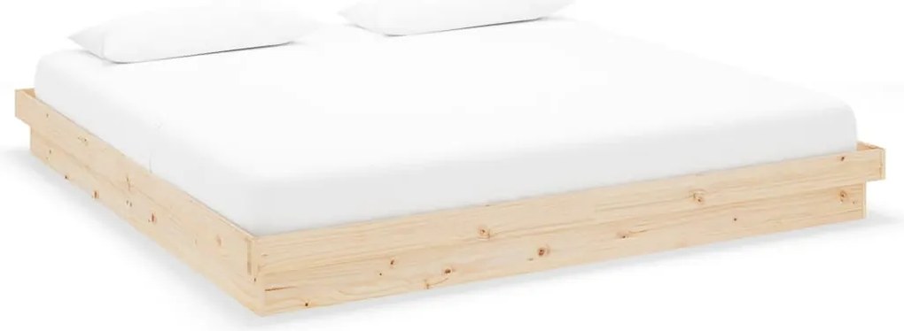 vidaXL Cadru de pat fără saltea, 200x200 cm, lemn masiv