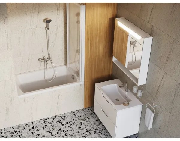 Cadă Ravak CLASSIC 120 x 70 cm, acrilică, albă - CC11000000