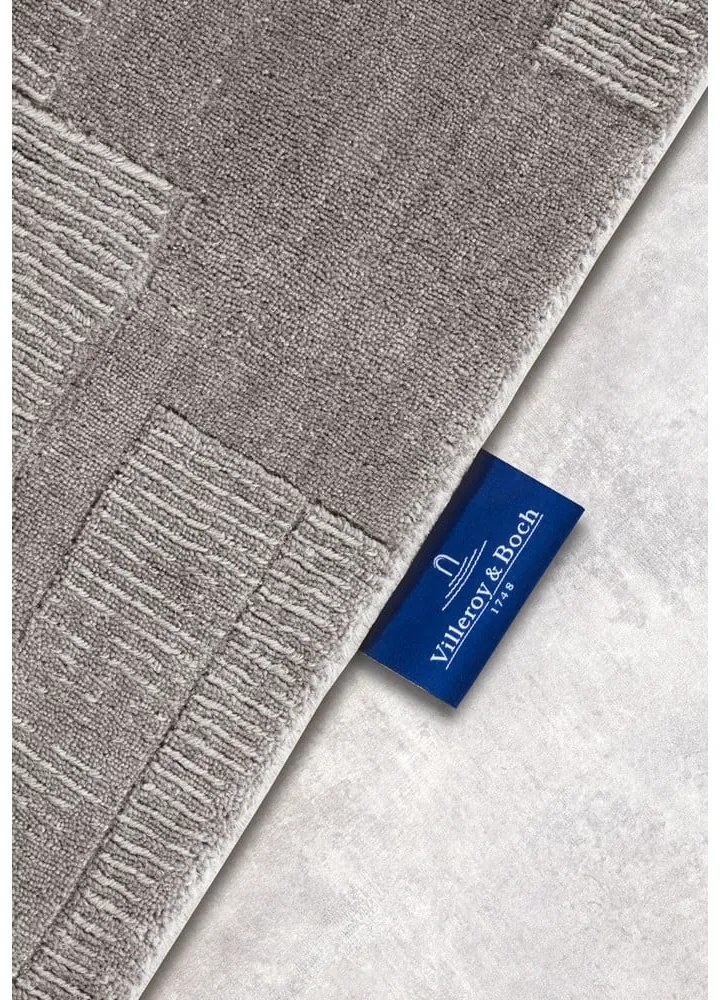 Covor gri țesut manual din lână 190x280 cm Wilhelmine – Villeroy&amp;Boch