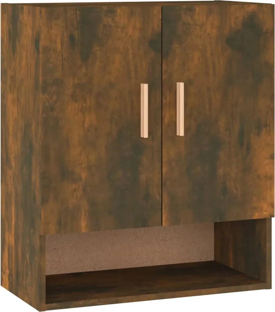 vidaXL Dulap de perete, stejar fumuriu, 60x31x70 cm, lemn compozit