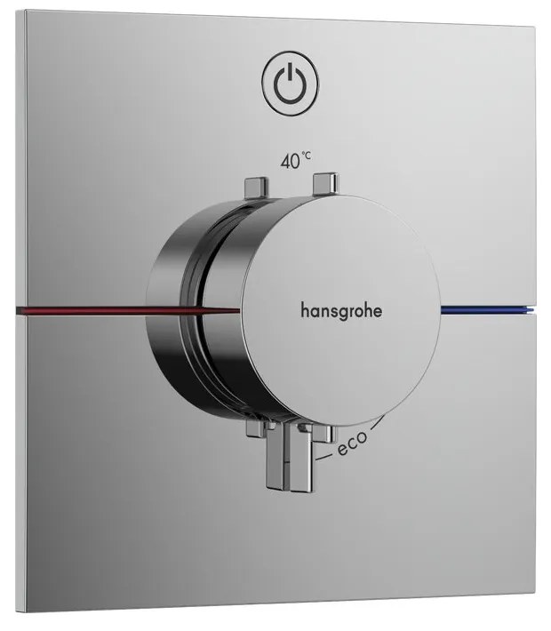 Baterie dus termostatata incastrata Hansgrohe ShowerSelect Comfort E 1 functie 1 functie